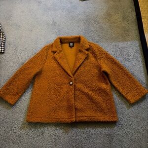 Bobeau Women's Rust Teddy Jacket